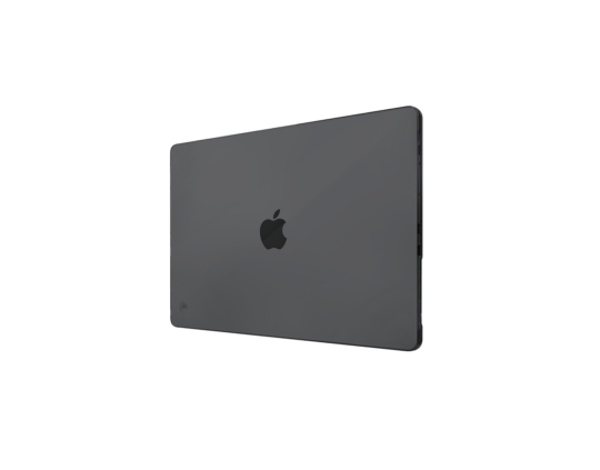 STM Studio MacBook Pro 2021 dark smoke front angle