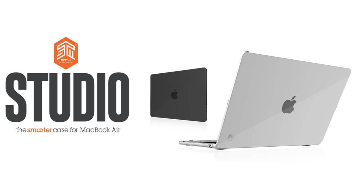 Étui Dux de STM pour MacBook Air 13 po à puce M2 - Noir - Apple (CA)
