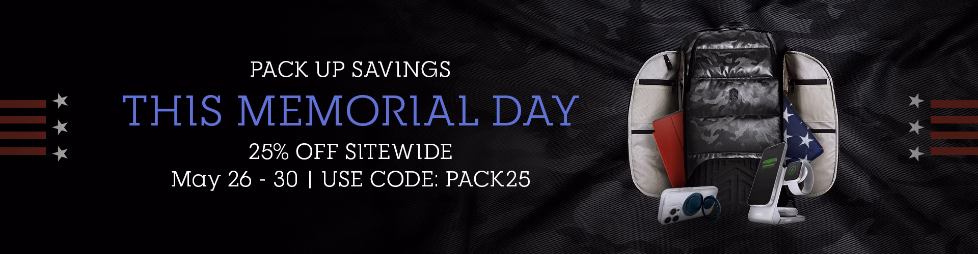 25% Off Sitewide Use Code: PACK25 | Memorial Day 2025